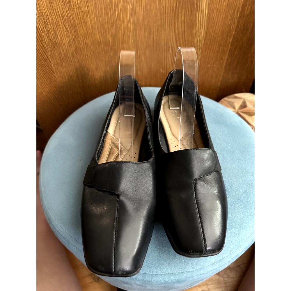 Naturalizer Ryber Women's Black Leather Flats | Size 9 - Picture 3 of 5